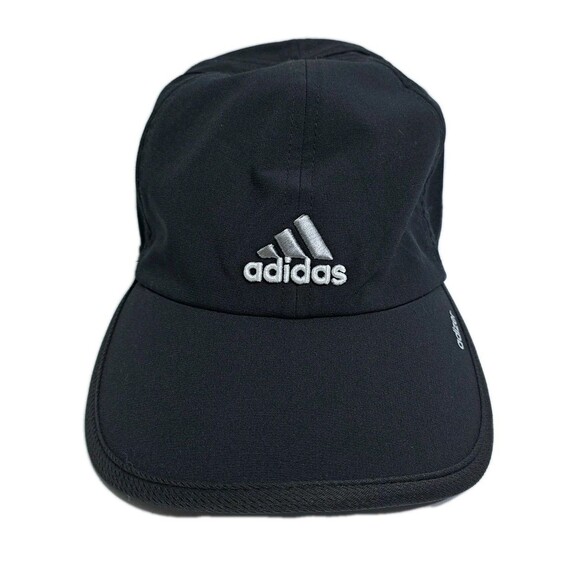 Adidas Adizero Climacool Hat One Size Black Strapback Cap Polyester Blend - Picture 1 of 7